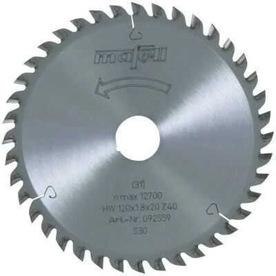Mafell Modelo 120 x 1,2/1,8 x 20 mm - Sierra de precisión para madera Mafell Modelo 120 x 1,2/1,8 x 20 mm - Sierra de precisión para madera