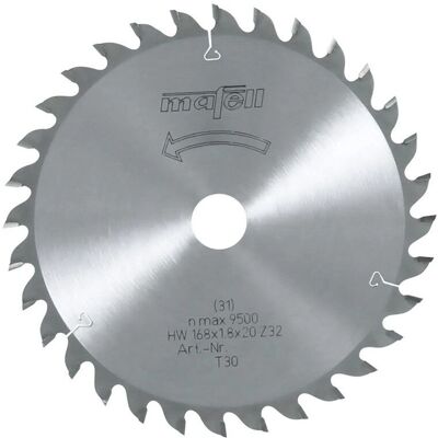 Mafell - Hartmetallkreissägeblatt 168x1,2/1,8x20mm - 32 Zähne Mafell - Hartmetallkreissägeblatt 168x1,2/1,8x20mm - 32 Zähne
