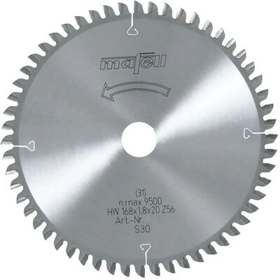 Mafell Kreissägeblatt - 168x1,2/1,8x20 mm - 56 Zähne Mafell Kreissägeblatt - 168x1,2/1,8x20 mm - 56 Zähne
