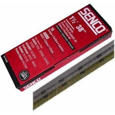 Senco DA17EAB Verzinkte 15G x 38mm Nägel - Innen & Bau Senco DA17EAB Verzinkte 15G x 38mm Nägel - Innen & Bau