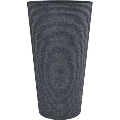 Scheurich Coneo High 243 Pot de jardin en plastique noir - Pot extérieur - Publicité Scheurich Coneo High 243 Pot de jardin en plastique noir - Pot extérieur - Publicité