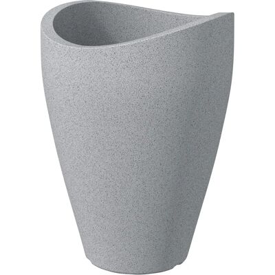 Scheurich Hochgefäß Wave Globe 40cm grau - Blumentopf Scheurich Hochgefäß Wave Globe 40cm grau - Blumentopf
