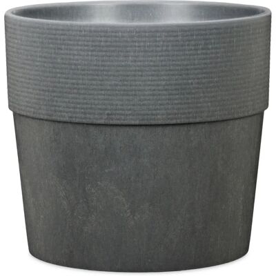 Scheurich Scheurich Groove+ 266 Plant Pot - Binnen/Buiten, Carbon Scheurich Scheurich Groove+ 266 Plant Pot - Binnen/Buiten, Carbon