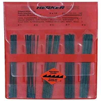 Hegner Modell 95300 - Sägeblätter Set für Holz, Kunststoff, Metalle Hegner Modell 95300 - Sägeblätter Set für Holz, Kunststoff, Metalle