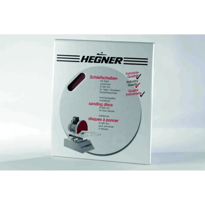 Hegner 6410004 - 3 Disques Métal - 300mm - Velcro - Grain 120 - Publicité Hegner 6410004 - 3 Disques Métal - 300mm - Velcro - Grain 120 - Publicité