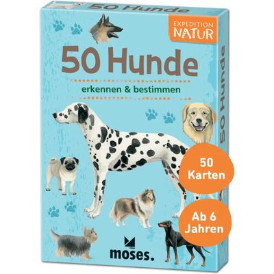 moses. Verlag GmbH Expedition Nature 50 Chiens - Jeu moses. Verlag GmbH Expedition Nature 50 Chiens - Jeu