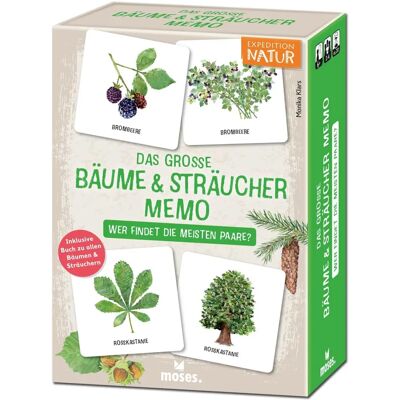 Moses Grand Arbres et Arbustes Mémo - Qui Trouve le Plus de Paires ? - Jeu de Mémoire Moses Grand Arbres et Arbustes Mémo - Qui Trouve le Plus de Paires ? - Jeu de Mémoire