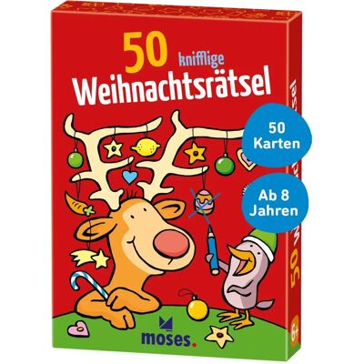 Mosès 21051 Puzzle de Noël - 50 Énigmes pour Enfants Mosès 21051 Puzzle de Noël - 50 Énigmes pour Enfants