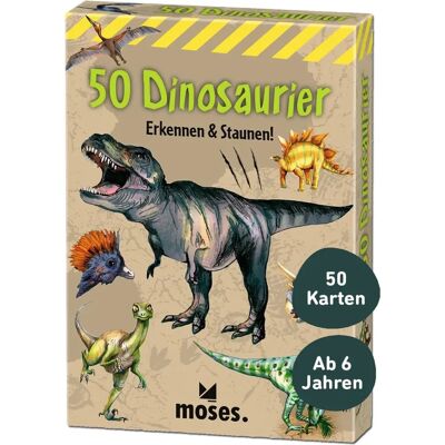 Moses 40212 - Jeu de Cartes de Dinosaures - Educatif Moses 40212 - Jeu de Cartes de Dinosaures - Educatif