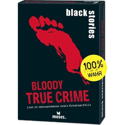 moses. Verlag GmbH Black Stories Bloody True Crime - Jeu de société moses. Verlag GmbH Black Stories Bloody True Crime - Jeu de société