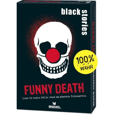 moses. Black Stories Funny Death Édition - 50 énigmes sombres - Jeu de cartes moses. Black Stories Funny Death Édition - 50 énigmes sombres - Jeu de cartes