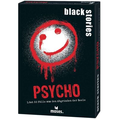 moses. Verlag GmbH Black Stories Psycho - Juego de Mesa moses. Verlag GmbH Black Stories Psycho - Juego de Mesa