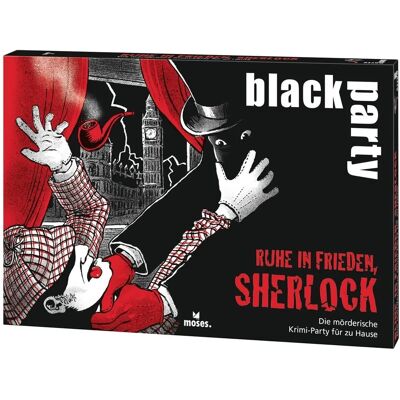 Moses Black Party Sherlock Holmes Jeu de Mystère - Énigme de Détective Moses Black Party Sherlock Holmes Jeu de Mystère - Énigme de Détective