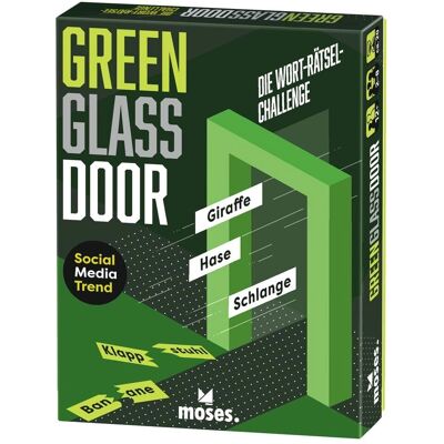 Moses Verlag GmbH Porte en Verre Vert - Jeu de mots Moses Verlag GmbH Porte en Verre Vert - Jeu de mots