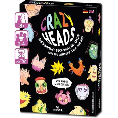Moses Crazy Heads - jeu - Publicité Moses Crazy Heads - jeu - Publicité