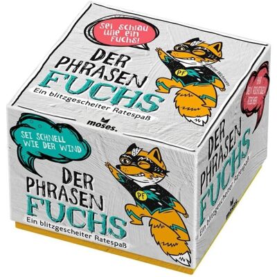 Pegasus Spiele Moses MOS90322 - Der Phrasenfuchs - Familienspiel - Für 3-8 Spieler - Ab 14 Jahre Pegasus Spiele Moses MOS90322 - Der Phrasenfuchs - Familienspiel - Für 3-8 Spieler - Ab 14 Jahre