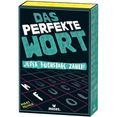 Moses MOS90366 - Das perfekte Wort - Quizspiel für 1-6 Spieler - Ab 12 Jahren Moses MOS90366 - Das perfekte Wort - Quizspiel für 1-6 Spieler - Ab 12 Jahren