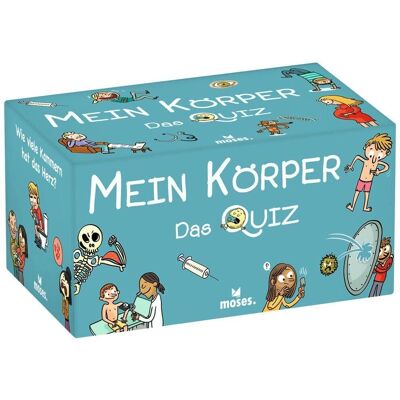 Moses Verlag GmbH Moses - Quiz sur le Corps Humain - 14.2x8.8x8.4cm Moses Verlag GmbH Moses - Quiz sur le Corps Humain - 14.2x8.8x8.4cm