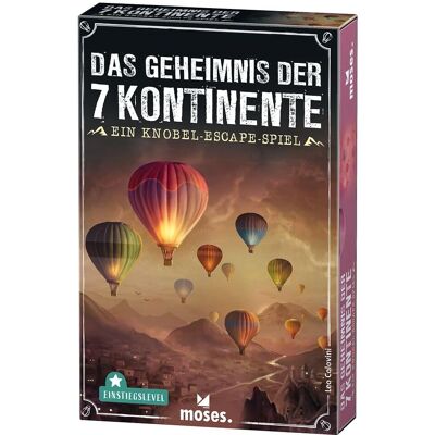 Moses Le secret des 7 continents - Jeu d'évasion Moses Le secret des 7 continents - Jeu d'évasion
