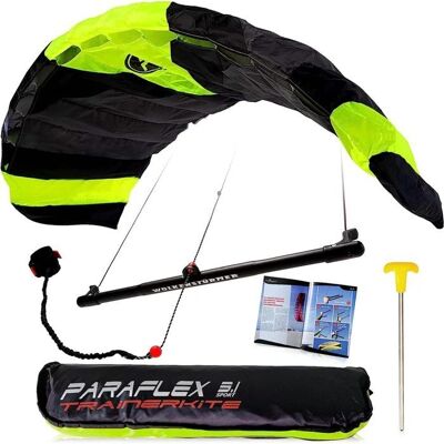 Wolkensturmer - Paraflex 3.1 Trainer - Noir - Kite Trainer - Publicité Wolkensturmer - Paraflex 3.1 Trainer - Noir - Kite Trainer - Publicité
