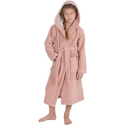 Wewo Fashion Kinderbademantel 8521 grau (stone) - Kinderbademantel Wewo Fashion Kinderbademantel 8521 grau (stone) - Kinderbademantel