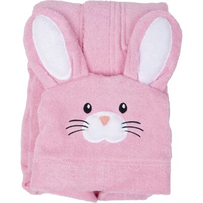 Wewofashion Bunny Baumwoll Kinderbademantel - Unisex Kurzgröße Wewofashion Bunny Baumwoll Kinderbademantel - Unisex Kurzgröße