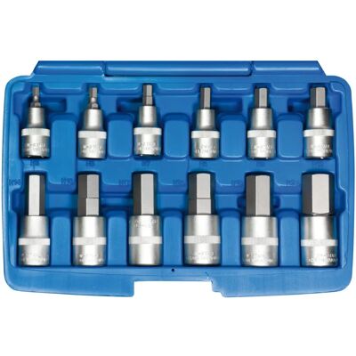 SW-Stahl 04950L Sada 12 kusů chromo-vanadiové inbusové hlavice SW-Stahl 04950L Sada 12 kusů chromo-vanadiové inbusové hlavice