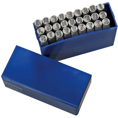 SW-STAHL 08804l Schlagbuchstaben - 8 mm, 27-tlg, Stahl & Eisen SW-STAHL 08804l Schlagbuchstaben - 8 mm, 27-tlg, Stahl & Eisen