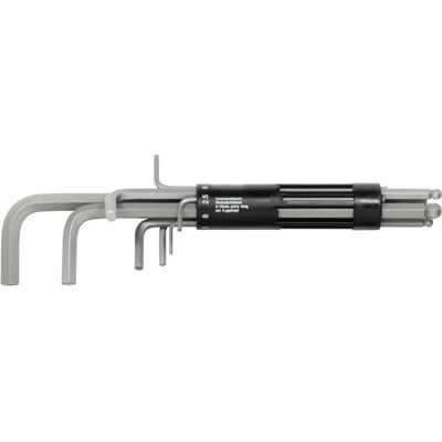 SW-STAHL Winkelschlüsselsatz - 8-teilig, Kugelkopf, 2-10mm SW-STAHL Winkelschlüsselsatz - 8-teilig, Kugelkopf, 2-10mm