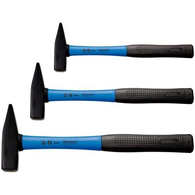 SW-STAHL 50430L Conjunto de Martelos de Fibra de Vidro - Aço Forjado, 3 peças SW-STAHL 50430L Conjunto de Martelos de Fibra de Vidro - Aço Forjado, 3 peças