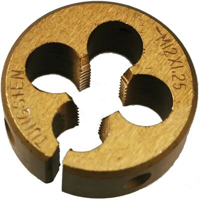 SW-STAHL - 02370L-1 - M12 x 1.25 - Titan-Nitrid HSS - Thread Die SW-STAHL - 02370L-1 - M12 x 1.25 - Titan-Nitrid HSS - Thread Die