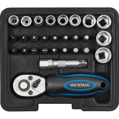 SW-STAHL Steckschlüsselsatz 1/4'' 29-teilig - Werkzeuge SW-STAHL Steckschlüsselsatz 1/4'' 29-teilig - Werkzeuge