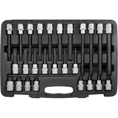 SW-Stahl 04424L Socket Set with Hex and Spline Bits - 26 Pieces SW-Stahl 04424L Socket Set with Hex and Spline Bits - 26 Pieces