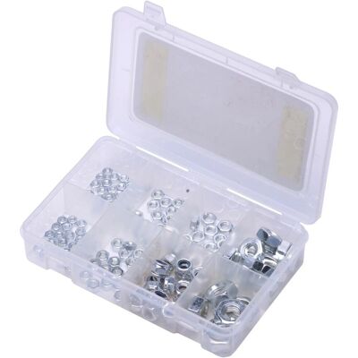 SW STAHL - S8068 - 150-piece - Hex nuts - Nut assortment SW STAHL - S8068 - 150-piece - Hex nuts - Nut assortment