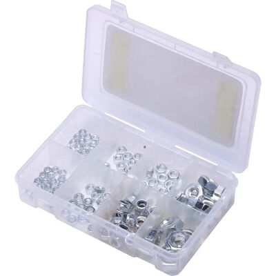 SW STAHL - S8068 - 150-piece - Hex nuts - Nut assortment SW STAHL - S8068 - 150-piece - Hex nuts - Nut assortment