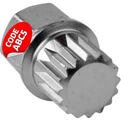 SW-STAHL ABC5 Felgenschloss Adapter für VW - Felgenschloss SW-STAHL ABC5 Felgenschloss Adapter für VW - Felgenschloss