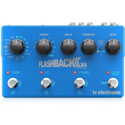 TC Electronic Flashback 2 X4 Delay - Pédale d'effet de délai TC Electronic Flashback 2 X4 Delay - Pédale d'effet de délai