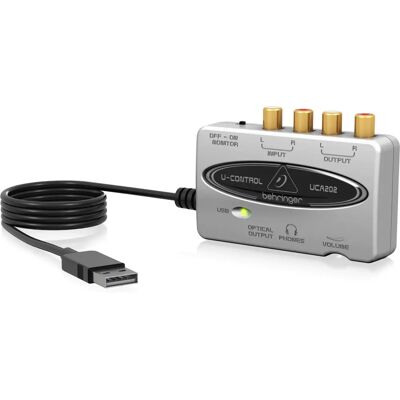 Behringer UCA202 Kompaktní audio rozhraní - Rozhraní zvuku Behringer UCA202 Kompaktní audio rozhraní - Rozhraní zvuku