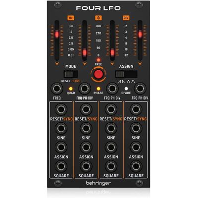Behringer Four LFO Négycsatornás modulátor - Modular szintetizátor része Behringer Four LFO Négycsatornás modulátor - Modular szintetizátor része