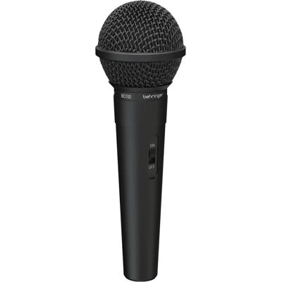 Behringer BC110 Dynamisches Gesangsmikrofon-Set - Mikrofon, 80Hz-16kHz, Schwarz Behringer BC110 Dynamisches Gesangsmikrofon-Set - Mikrofon, 80Hz-16kHz, Schwarz