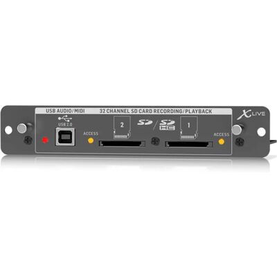 Behringer X-Live Erweiterungskarte - Audio-Interface für X32 Behringer X-Live Erweiterungskarte - Audio-Interface für X32