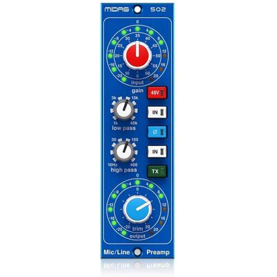 No Name Midas Microphone Preamplifier 502 V2 - Microphone Preamplifier No Name Midas Microphone Preamplifier 502 V2 - Microphone Preamplifier