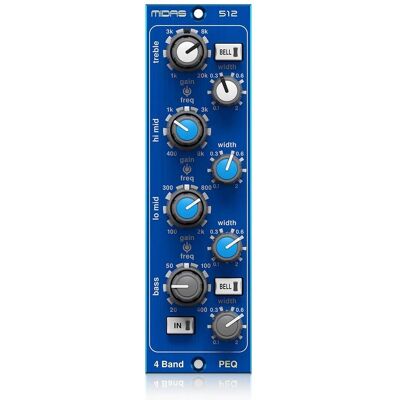 No Name Midas Parametrischer Equalizer 512 V2 - Audioprozessor No Name Midas Parametrischer Equalizer 512 V2 - Audioprozessor