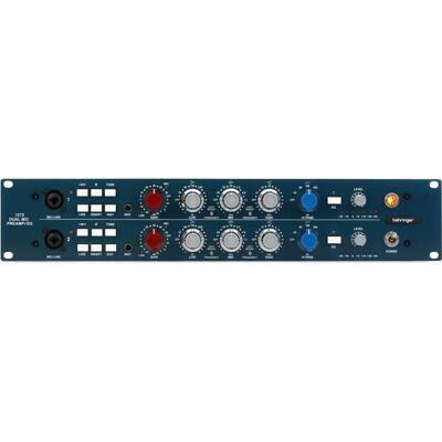 Behringer 1273 - Mikrofonvorverstärker - Zwei-Kanal, Klasse A, EQ, Midas-Transformatoren Behringer 1273 - Mikrofonvorverstärker - Zwei-Kanal, Klasse A, EQ, Midas-Transformatoren