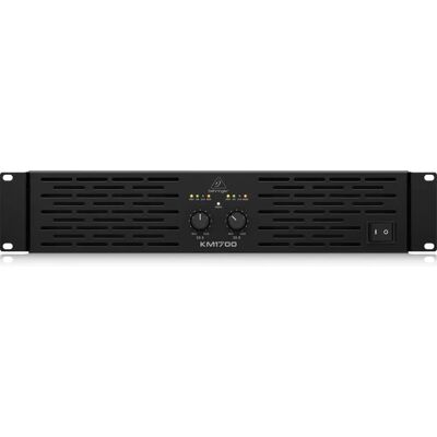 Behringer KM1700 - 1700-Watt Stereo-Endstufe - Performance/Stage Schwarz Behringer KM1700 - 1700-Watt Stereo-Endstufe - Performance/Stage Schwarz