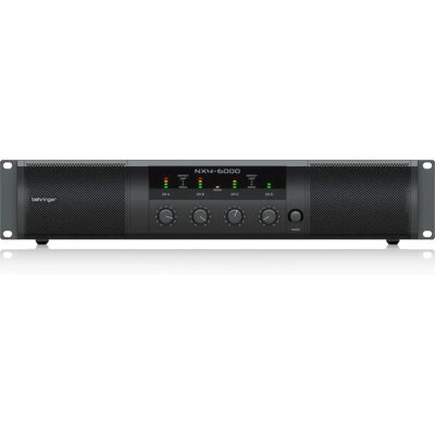 Behringer NX4-6000 Amplificateur de puissance - 4 canaux, 6000W, Noir Behringer NX4-6000 Amplificateur de puissance - 4 canaux, 6000W, Noir