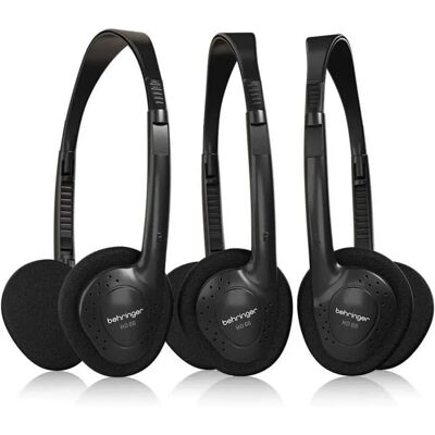 Behringer HO 66 Słuchawki, pakiet 3 sztuk Behringer HO 66 Słuchawki, pakiet 3 sztuk