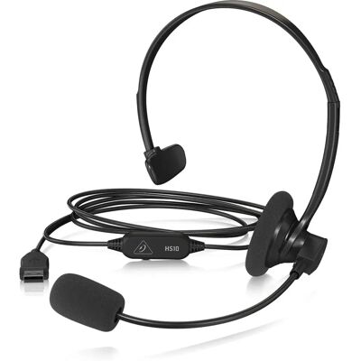 Behringer HS10 Mono USB Headset - Fejhallgató Behringer HS10 Mono USB Headset - Fejhallgató