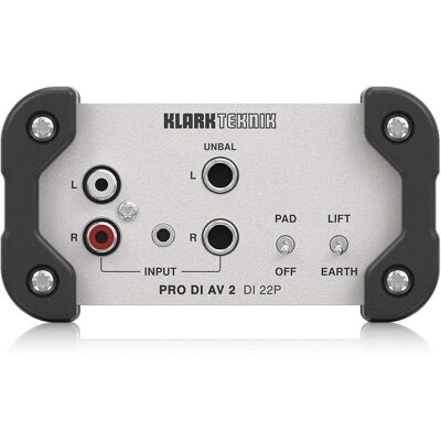 Klark Teknik DI-22P Passiv Stereo DI - Midas-Transformatoren Klark Teknik DI-22P Passiv Stereo DI - Midas-Transformatoren