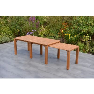 MERXX Gartentisch - Flexibel, FSC Holz, Erweiterbar, 90/73x185/370cm MERXX Gartentisch - Flexibel, FSC Holz, Erweiterbar, 90/73x185/370cm